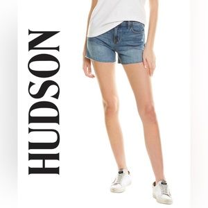 NWT💝HUDSON Gracie Mid-Rise Cut Off Denim Shorts